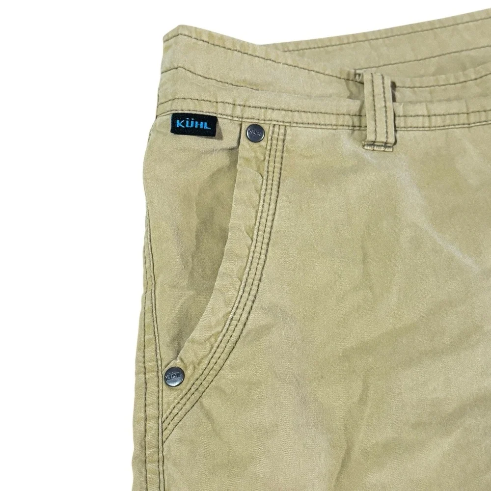 Kuhl‎ Ramblr Shorts Vintage Patina Dye Khaki Men's Size 36 - Picture 3 of 10